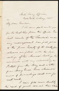 Letter from Oliver Johnson, New York, [N.Y.], to William Lloyd Garrison, 18 May, 1865