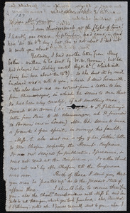 Letter from Samuel May, Jr., Leicester, to William Lloyd Garrison, Sept. 6 / [18]54