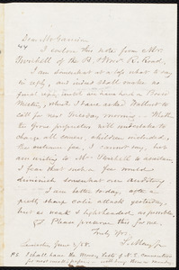 Letter from Samuel May, Jr., to William Lloyd Garrison, June 3 / [18]58