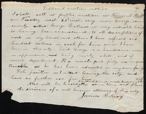 Two manuscripts on the Latimer case
