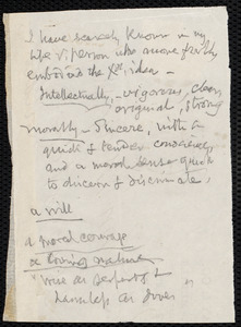 Notes by Samuel May, Jr., Leicester [Mass.]