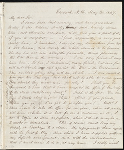 Letter from Samuel May, Jr., Concord, N.H., to Samuel Joseph May, May 30, 1847