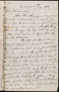 Letter from Samuel May, Jr., Leicester, to Samuel Joseph May, June 14, 1854-11th Aug. 1854