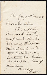 Letter from John Greenleaf Whittier, Amesbury [Mass.], to William Lloyd Garrison, [February] 24, [1865]