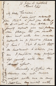 Letter from James Miller M'Kim, New York, to William Lloyd Garrison, April 3 / [18]66