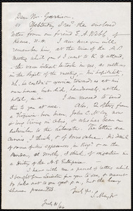 Letter from Samuel May, Jr., [Boston, (Mass.)], to William Lloyd Garrison, July 31 / [18]66