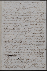 Letter from Charles F. Hovey, Paris, to William Lloyd Garrison, M[ar]ch 15, 1854