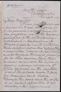 Letter from Elizabeth Pease Nichol, Huntly Lodge, Edinburgh, [Scotland], to William Lloyd Garrison, 1st Sept. [1864]