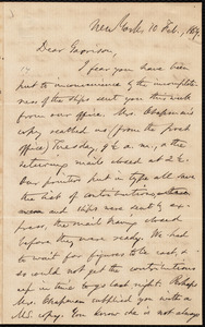Letter from Oliver Johnson, New York, to William Lloyd Garrison, 10 Feb., 1859