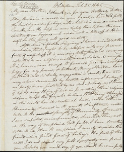 Letter from Beriah Green, Whitesboro, to Amos Augustus Phelps, Feb. 25. 1845