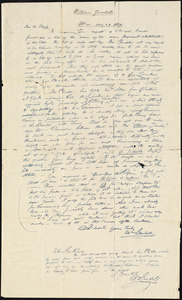 Letter from William Goodell, Utica, to Amos Augustus Phelps and GeorgeRussell, Aug. 29. 1839