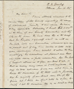 Letter from Patrick Henry Greenleaf, Portland, to Amos Augustus Phelps, Jan 16. 1835