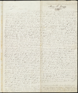 Letter from Alice B. Gregg, Oberlin, to Amos Augustus Phelps, Jan 2. 1840