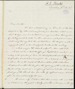 Letter from Angelina Emily Grimké, Brookline, to Amos Augustus Phelps, 9th Mo 2d. [1837]
