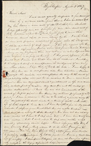 Letter from Selden Haines, Poughkeepsie, to Amos Augustus Phelps, August 2 1827