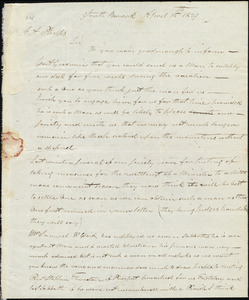 Letter from William Hight, South Berwick, to Amos Augustus Phelps, 1829