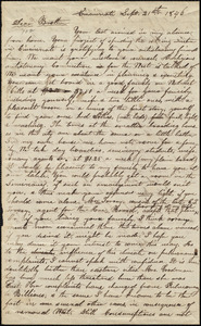 Letter from Epaphras Goodman, Cincinnati, to Amos Augustus Phelps, Sept. 21th 1846