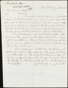 Letter from Jacob Ide, West Medway, to Amos Augustus Phelps, April 13. 1843