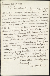 Letter from Carlton Hurd, Fryburg, to Amos Augustus Phelps, Oct 10 - 1833