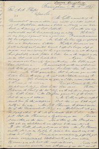Letter from Lawson Kingsbury, Framingham, to Amos Augustus Phelps and Elizur Wright, Ap. 14th. 1840