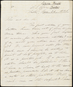 Letter from Isaac Knapp, Boston, to Amos Augustus Phelps, June 24, 1836