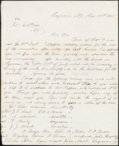 Letter from Thomas Lafon, Cazenovia, N.Y., to Amos Augustus Phelps, Decr. 19th 1845