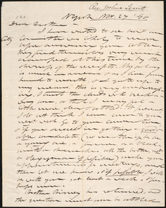 Letter from Joshua Leavitt, New York, to Amos Augustus Phelps, Nov. 27 '40