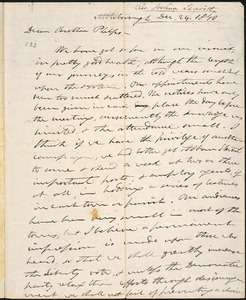 Letter from Joshua Leavitt, Attleboro, to Amos Augustus Phelps, Dec. 24. 1840