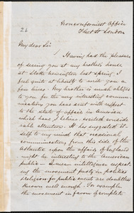 Letter from Charles S. Miall, London, to Amos Augustus Phelps, [1844]