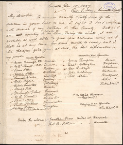 Letter from Samuel May, Jr., Leicester, to Amos Augustus Phelps, 1837 December 15