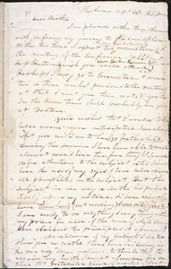 Letter from Samuel Lee, Sherburne, to Amos Augustus Phelps, Sept 23 1833