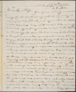 Letter from E. D. Moore, Natick, to Amos Augustus Phelps, July 16th 1836