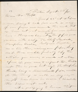 Letter from E. D. Moore, Boston, to Amos Augustus Phelps, August 23d / 45