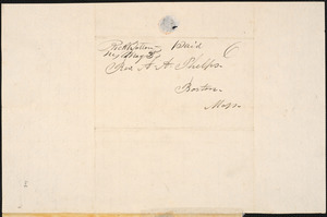 Letter from Horace Moulton, Marlborough, to Amos Augustus Phelps, May 8th 1839