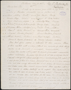 Letter from Theopilus Packard, Shelburne, to Amos Augustus Phelps, Dec. 27. 1837