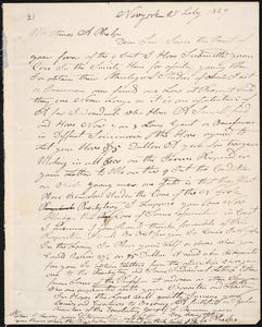 Letter from Anson Greene Phelps, New York, to Amos Augustus Phelps, 25 July 1829