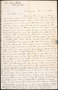 Letter from Mary L. Phelps, Farmington, to Amos Augustus Phelps, Dec 14 1844