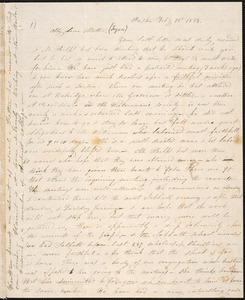 Letter from Charlotte Phelps, Boston, to Clarissa Tryon, Feby 25th 1834