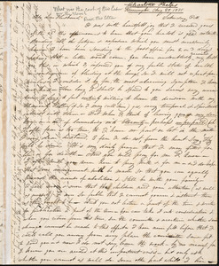 Letter from Charlotte Phelps, Farmington, to Amos Augustus Phelps, Aug. 29. 1835