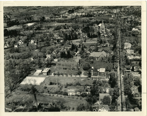 Airplane view of Abbot Academy (side)