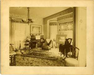 Taylor Homestead, 22 School Street front parlor (Abbot Academy)