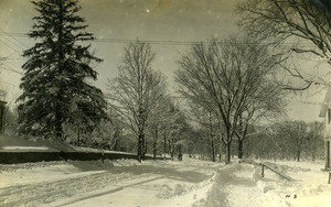 Abbot Academy campus in Winter