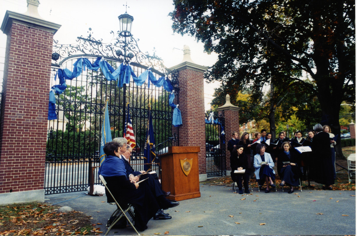 Rededication of the Abbot Gates