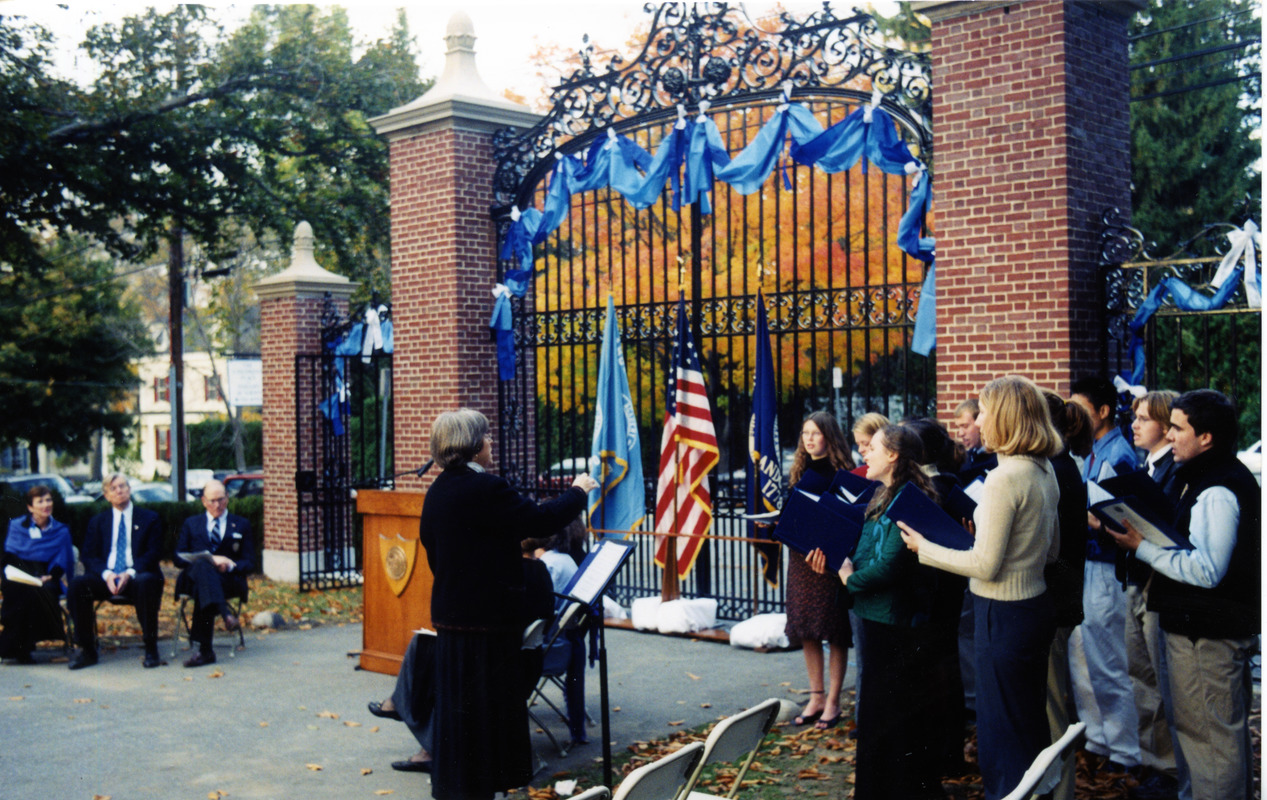 Rededication of the Abbot Gates