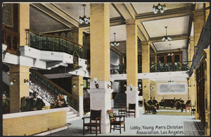 Lobby, Young Men's Christian Association, Los Angeles