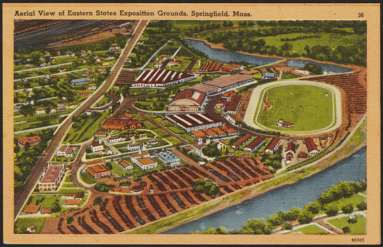 Aerial view of Eastern States Exposition Grounds, Springfield, Mass.