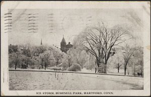 Ice storm, Bushnell Park, Hartford, Conn.