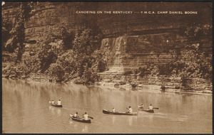 Canoeing on the Kentucky - Y.M.C.A. Camp Daniel Boone