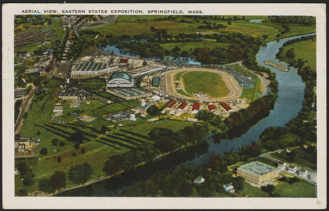 Aerial view, Eastern States Exposition, Springfield, Mass. Digital