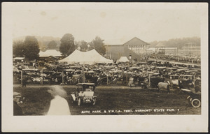 Auto park, & Y.M.C.A. tent, Vermont State Fair. 7
